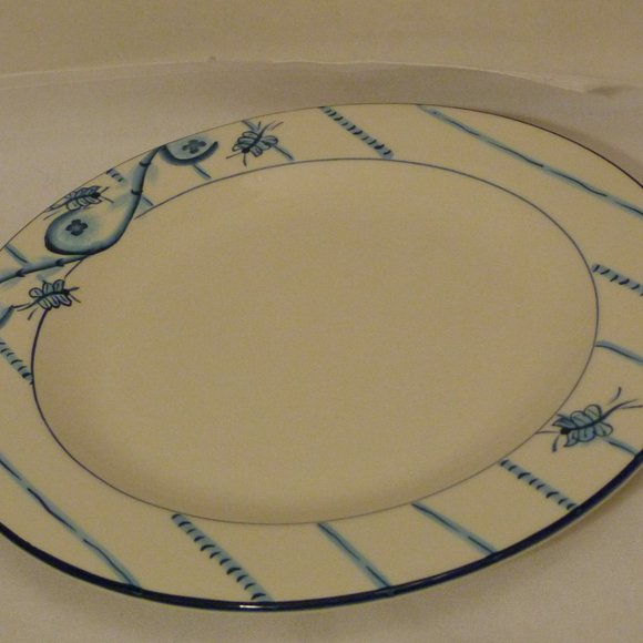 Paula Deen At Home Simply Savannah 2 Pcs Handpainted Dinner Plate & Salad Plate - Picture 13 of 14